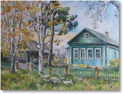 Картина Шараповские домики