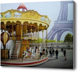 Картина Парижская карусель