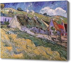 Картина Крестьянские хижины в Овере, Ван Гог