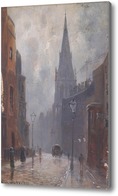 Купить картину Андреевская церковь, Уэллс-стрит, Лондон