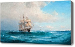 Картина Морской пейзаж.Ричард Людви