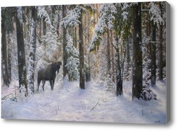 Картина Зимнего леса хозяин