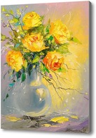 Купить картину Букет желтых роз 