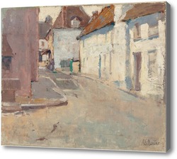 Картина Послеобеденные тени, на тихой улице, Франция
