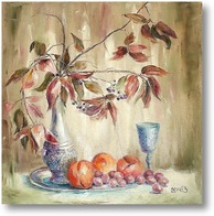 Картина Натюрморт с персиками