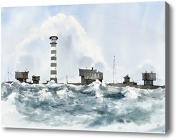 Картина Маяк острова Моржовец