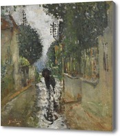 Картина Улица под дождем