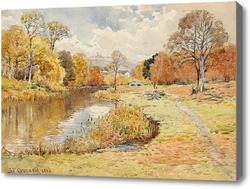 Картина Осенний поток