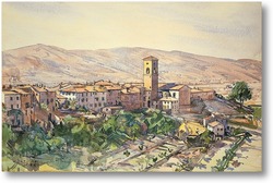 Картина Поппи в Казентино, Тоскана