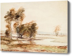 Купить картину Река и деревья 