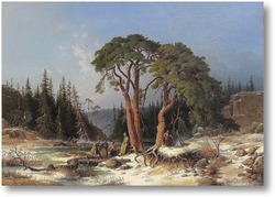 Картина Северная часть зимы