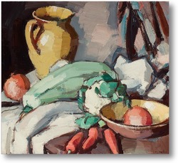 Картина Натюрморт с кувшином и овощами