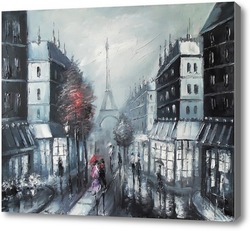 Картина Гармония контрастов. Париж
