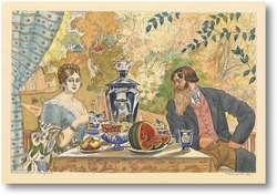 Картина Торговец и Жена Торговца