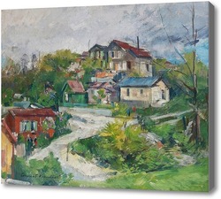 Картина Вид на деревню