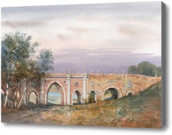 Картина Царицыно. Мост через овраг