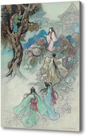 Картина Король моря и волшебные сокровища, Зеленая ива и другие книги, Гобл Уорвик