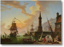 Картина Морской порт
