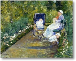 Картина Дети в саду