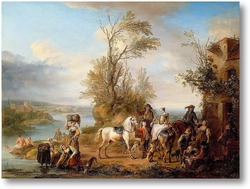 Картина Сбор на охоту