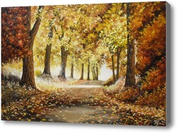 Картина Осенняя дорога