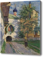 Картина Церковь Святого Николая. Внутренний вход в монастырь