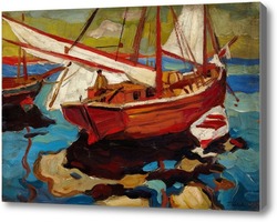 Картина Рыбацкие лодки в гавани