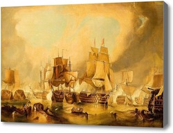 Картина Торговые корабли в гаване