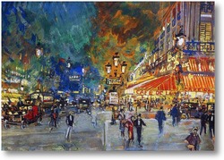Купить картину Ночной Париж