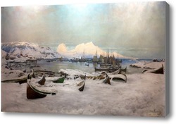 Картина Зима в Лофотене