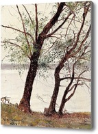 Картина Ольха на берегу, Ярнефельт