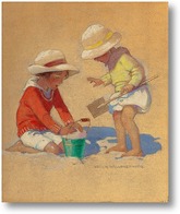 Картина Дети в песочнице 