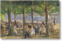 Картина Местный сад Гавел под деревьями