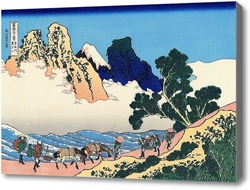 Картина Обратная сторона Фудзи. Вид со стороны реки Минобугава