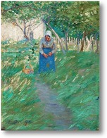 Картина Женщина в саду