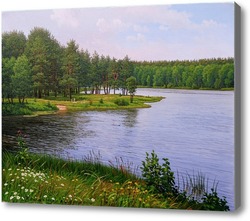 Купить картину Летний день на Нижнем озере