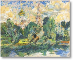 Картина Новодевичий монастырь