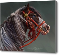 Картина Пегий конь