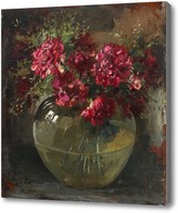 Картина Ваза с красными цветами