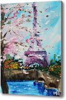 Купить картину Весенний Париж