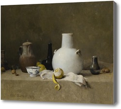 Картина Натюрморт с керамической посудой 