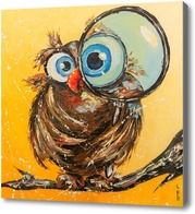 Картина Учёная сова