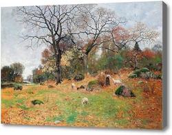Картина Осенний пейзаж.