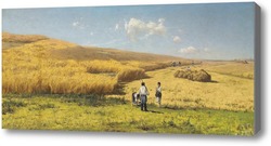 Купить картину Сбор урожая на Украине
