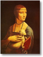 Картина Дама с горностаем