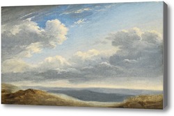 Картина Изучение облаков над римской Кампанией