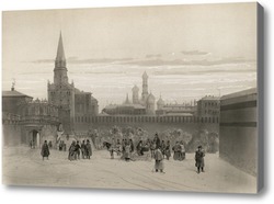 Купить картину Троицкий речной порт, 1840