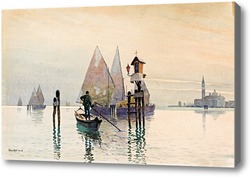 Картина Закат в Венеции