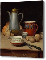Картина Натюрморт: кофе с картошкой