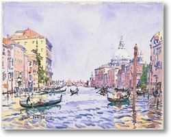 Картина Венеция: После обеда на Большом канале